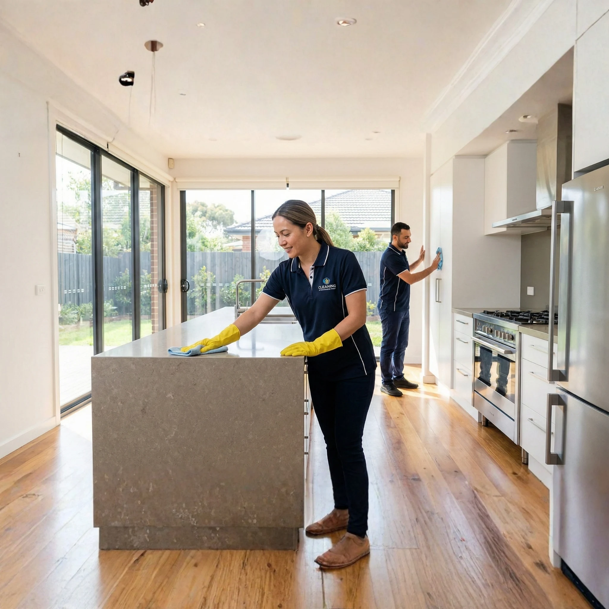Professional End of Lease Cleaners in Melbourne restoring a property to perfection